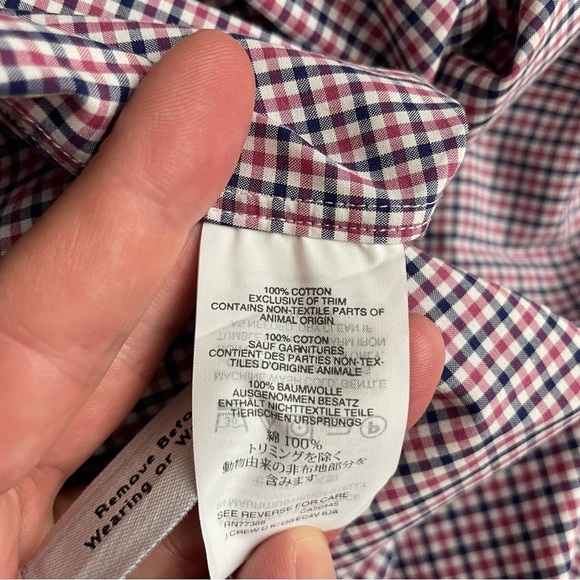Thomas Mason for J. Crew Men’s Ludlow Button Down Shirt Size Medium - Picture 9 of 9